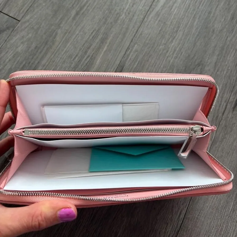 Tiffany-co Women's Pink and Orange Wallet-purses